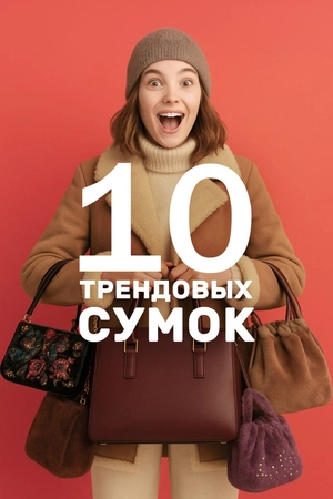 10 трендовых сумок Zara на зиму: модные формы и оттенки